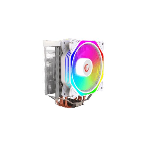 CPU hladnjak RAMPAGE OCTAGON C50 White 57CFM 1800RPM 12cm ARGB AM5/LGA1700 Compatible Air Cooled Fan Cijene
