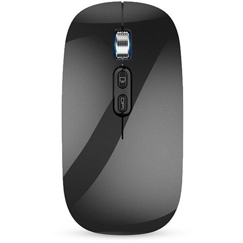 INF brezžična miška, 2.4G & bluetooth 5.1 tri-mode tiha miška black, (21658990) Cene