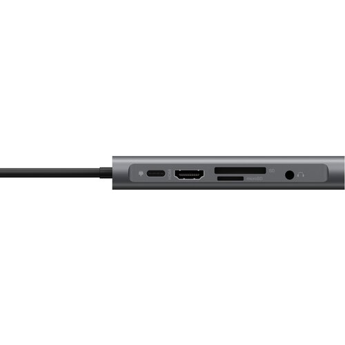 Icybox Docking stanica IB-DK4040-CPD, USB-C na 3x USB-A, RJ-45, 1x HDMI, 1x VGA, 1x 3.5mm Slike