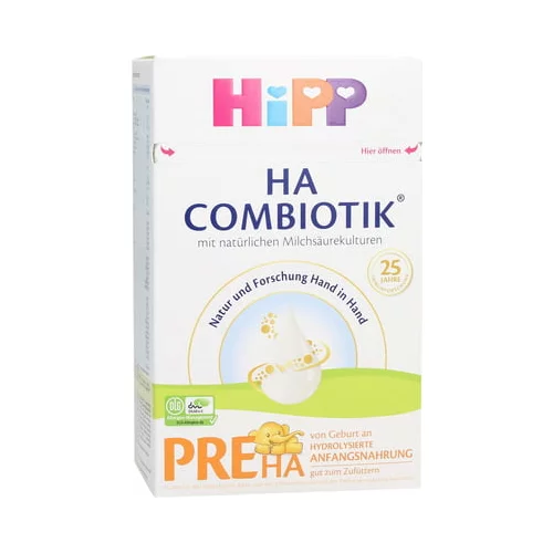 Hipp Začetno mleko PRE Hipoalergenska formula za dojenčke Combiotik®