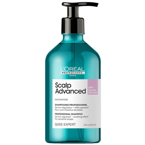 L&amp;acute;Or&amp;eacute;al Paris Scalp Advanced Shampoo - Sensitive Scalp 500 ml Slike