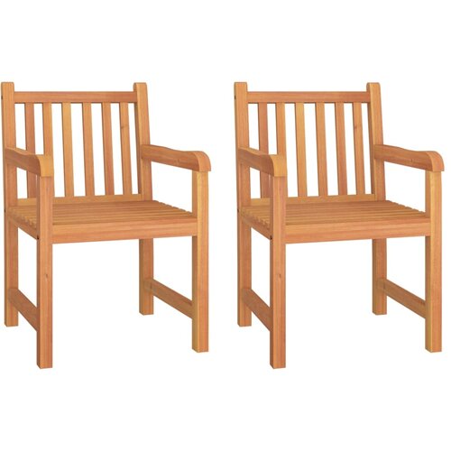  3-dijelni vrtni blagovaonski set od masivne tikovine Smeđa Dužina stola 110 cm Slike