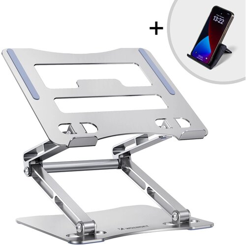 Wozinsky ALUMINIJASTO STOJALO ZA PRENOSNIK WRS-CPY75DSS ZA PAMETNI TELEFON SREBRNO, (22069291) Slike