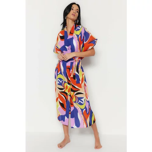 Trendyol Kimono & Caftan - Multi-color - Oversize