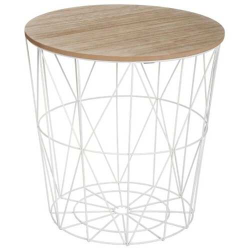 Atmosphera stol KUMI 40x41cm BIJELI Slike
