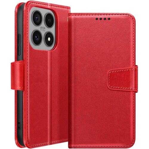 AVIZAR Denarnici ovitek za Xiaomi 17 z zložljivo funkcijo stojala, Rdeča, (5000274468) Cene