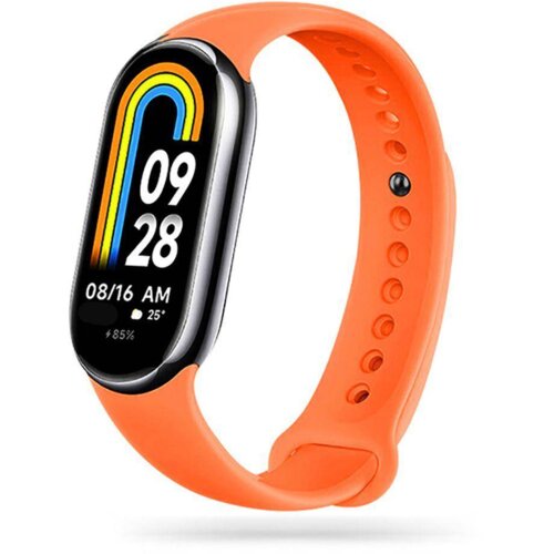 Onasi Silikonski pašček za uro Xiaomi Mi Band 8 - oranžen Cene