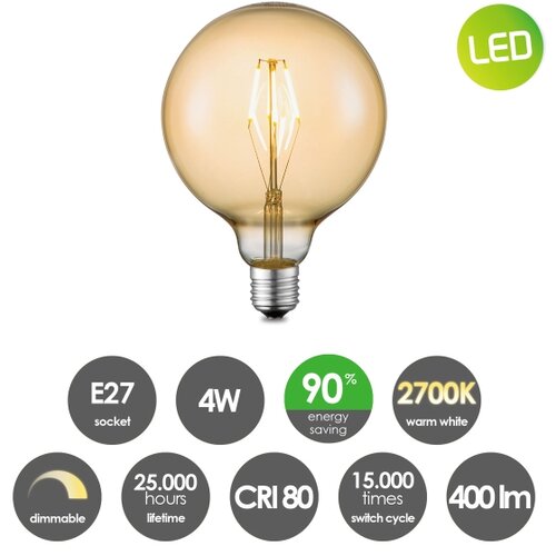  LED sijalka Carbon A (4 W, 400 lm, 2700 K, 220-240 V, 50/60 Hz) Slike