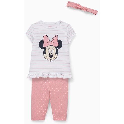 CA komplet za bebe, roze-beli Slike