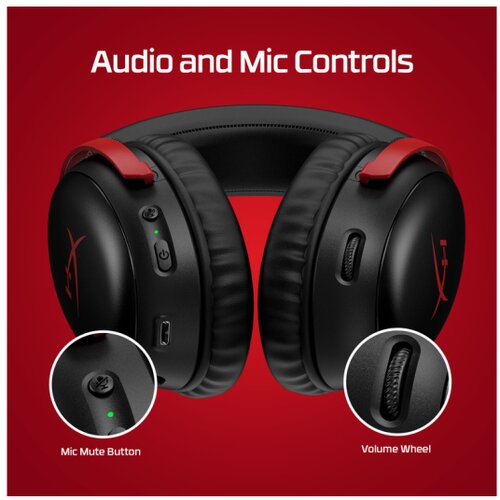 Hyperx Cloud III WirelessGaming Headset (Black-Red) Cijene