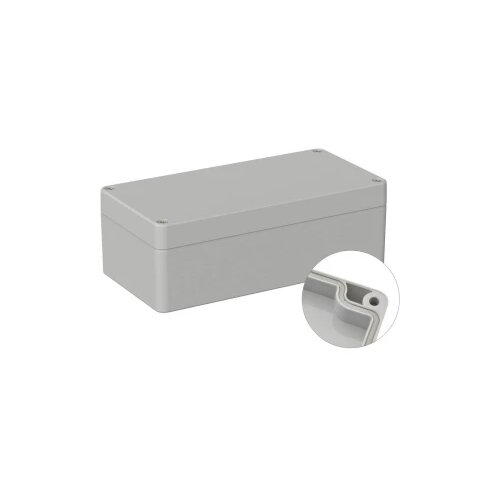 TRU COMPONENTS univerzalno kućište 160 x 80 x 55 abs svijetlosiva (ral 7035) 1 St. Cijene