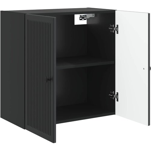  Ormar za montažu na zid Crna 59 x 31 x 60 cm Konstruirano drvo Slike