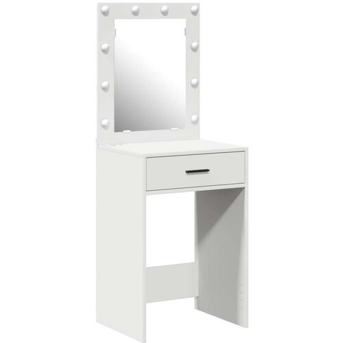 VidaXL Bijela Konstruirano drvo 50 x 41 x 135 cm Ogledalo Slike