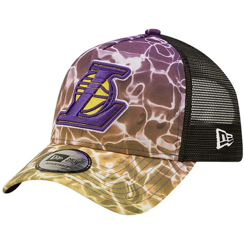 New Era Los Angeles Lakers Summer City A-Frame Trucker Cap 60240455