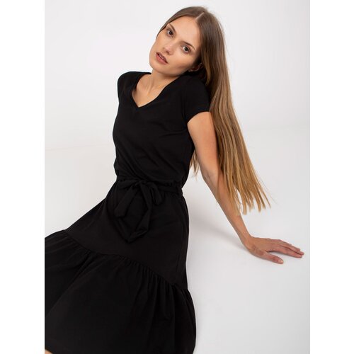 RUE PARIS Dress-RV-SK-8048.21P-black Cene