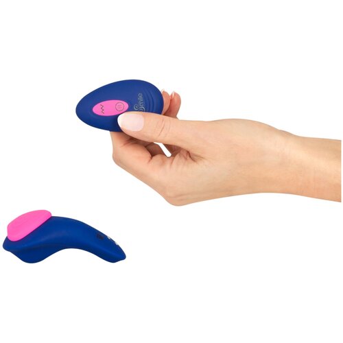 SMILE RC Panty - daljinsko voden vibrator hlačke (modra) Slike