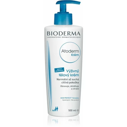Bioderma Atoderm Cream hranilna krema za telo za normalno do suho občutljivo kožo odišavljen 500 ml