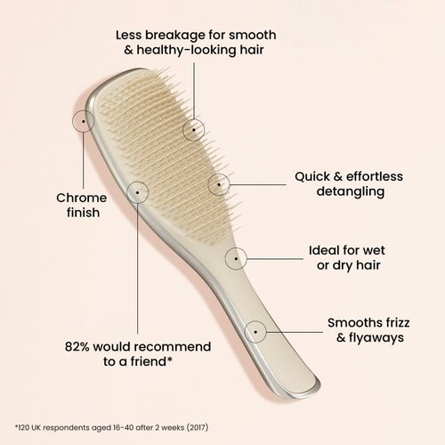 Tangle Teezer Ultimate Detangler Neo Gold ravna krtača za vse tipe las 1 kos Slike