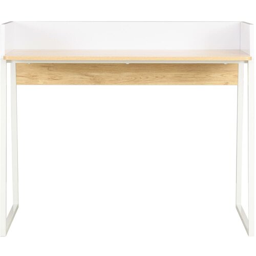 Maison Chic Pisalna miza - pisarniška miza - Računalniška miza bela in barva hrasta 90x60x88 cm, (21785232) Cene