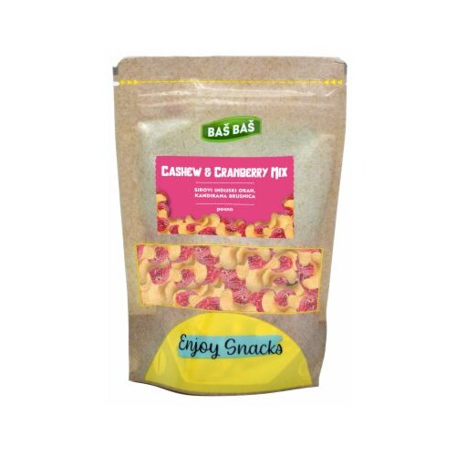 Baš Baš mix cashew&cranberry 200G Slike