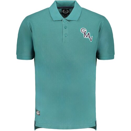 Gianmarco Venturi GREEN MEN&#39;S SHORT SLEEVED POLO SHIRT Cene