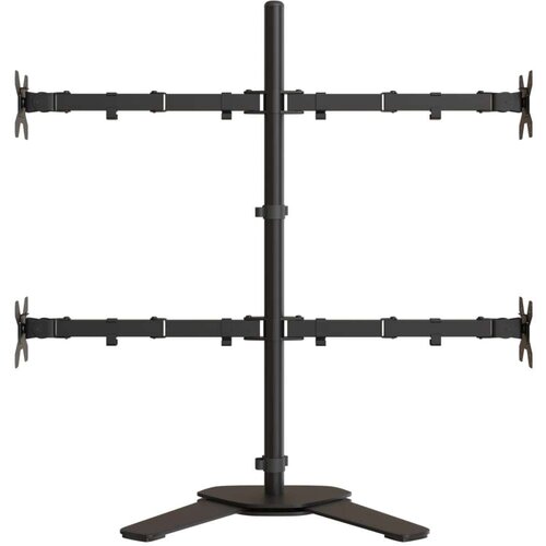  Nosač za monitor crni čelični VESA 75/100 mm Slike