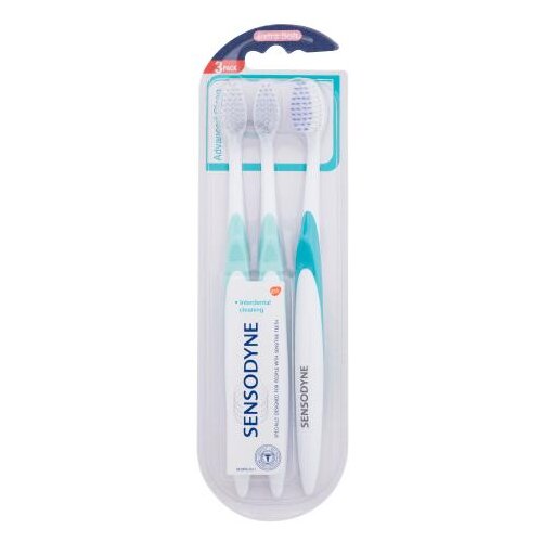 Sensodyne Advanced Clean Extra Soft Trio Set četkica za zube 3 kom Slike