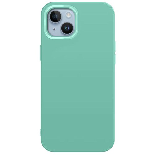 Onasi Satin silikonski ovitek za iPhone 14 Pro - mint Slike