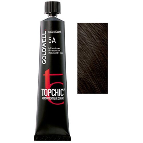 Goldwell Topchic Cool Browns Tube - 5A svetlo pepelnato rjava Cene