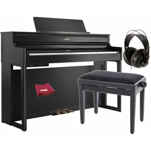 Roland hp 702 charcoal black set charcoal black digitalni piano