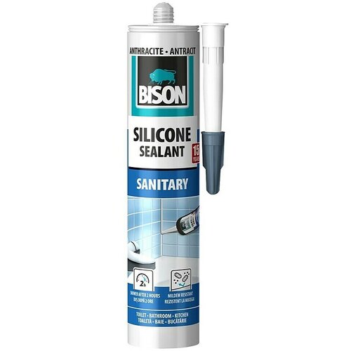 Bison Sanitarni silikon Sealant (Antracit, 280 ml) Slike