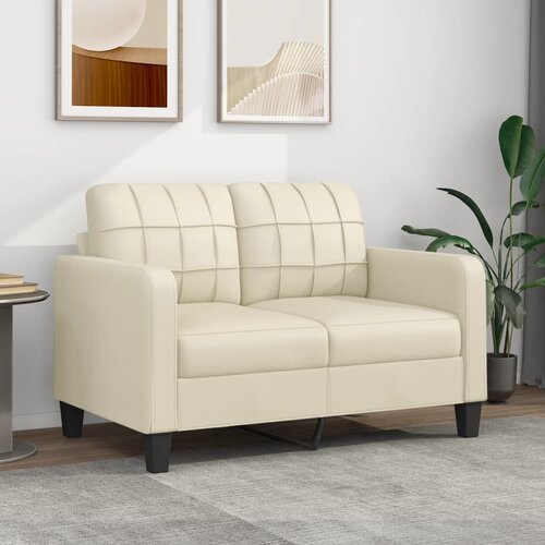  The Living Store Dvosed krem 120 cm umetno usnje - Kavč Dvosed, (21445357) Cene