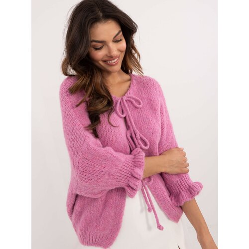 Italy Moda Sweater-MI-SW-2911.91-dark pink Slike