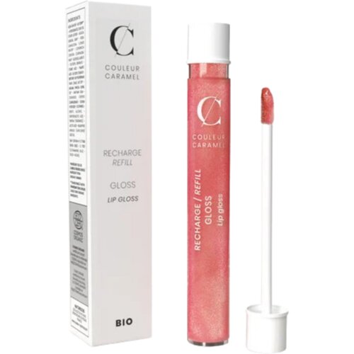 Couleur Caramel Sjajilo za usne za ponovno punjenje - n&amp;deg;808 Pearly Coral Slike