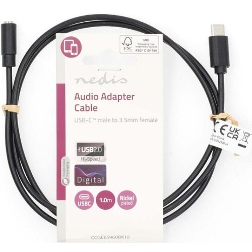  CCGL65960BK10 adapterski kabl sa usb-c na 3,5mm muški sa 4-pinom, 1m Cene