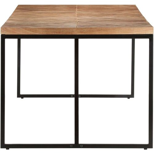 In blagovaonski stol 200 x 90 x 76 cm masivno drvo bagrema i manga Slike