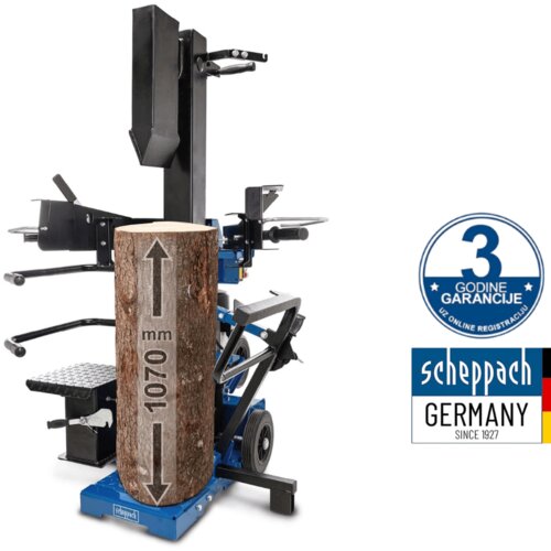  Vertikalni Cepač za Drva Compact 15T Scheppach Germany Slike