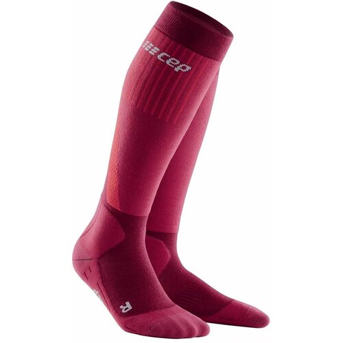 Cep Women's Winter Compression Knee-High Socks Red Cene