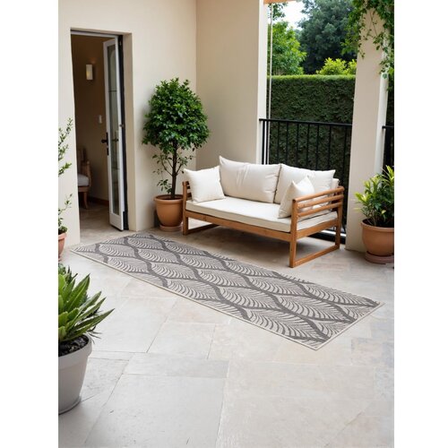 NORTHRUGS Sivo-slonoko&amp;scaron;čen zunanji in notranji tekač 80x250 cm Duet Liora &amp;ndash; Slike