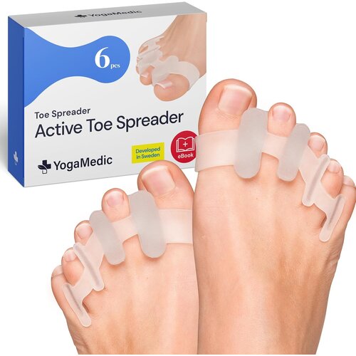 YOGAMEDIC silikonski razpiralci prstov za korekcijo hallux valgus - komplet 6 kosov Cene