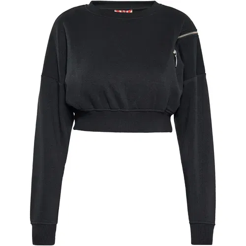 myMo ROCKS Sweater majica crna