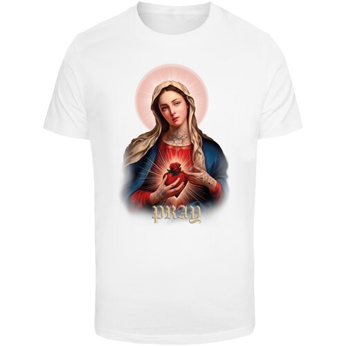 Mister Tee Men&amp;#039;s T-shirt Pray Mary white Slike