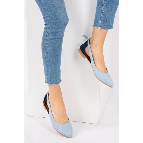 Fox Shoes Women's Blue/Navy Blue Flat Shoes Slike