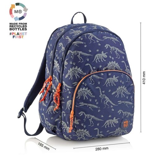 MiquelRius Ruksak &amp;scaron;kolski 3 odjeljka Dinoworld 27L MR19455 Slike