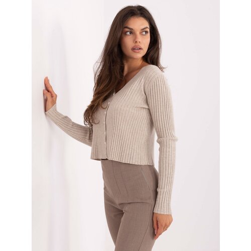Passione moda Sweater-PM-SW-R1639.27-beige Slike