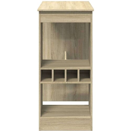 VidaXL Barski stol s držačima boja hrasta 90x47,5x103,5 cm drveni Slike