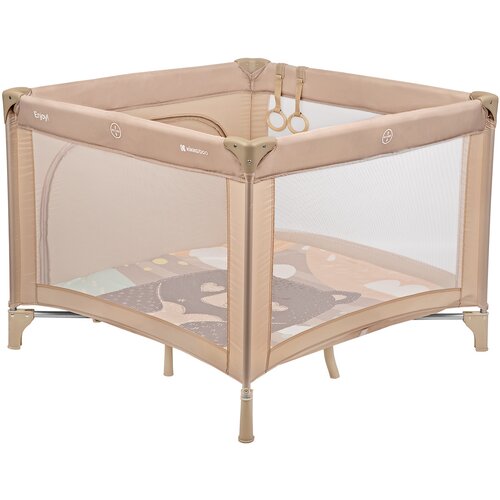 Kikka Boo prenosiva ogradica sa zipom ENJOY Bear beige Cene