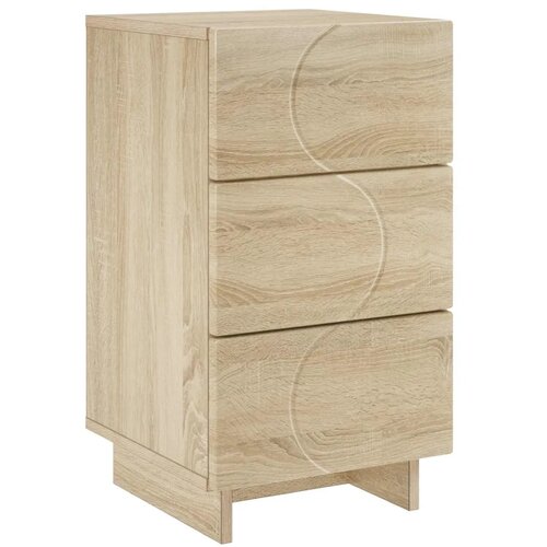  Noćni ormar Hrast sonoma 33 5 x 34 5 x 60 cm Konstruirano drvo - Hrast sonoma 1 Slike