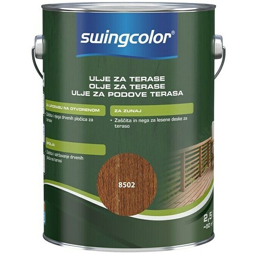SWINGCOLOR Ulje za terasu (Bangkirai, 2,5 l, Svilenkasti mat) Cijene