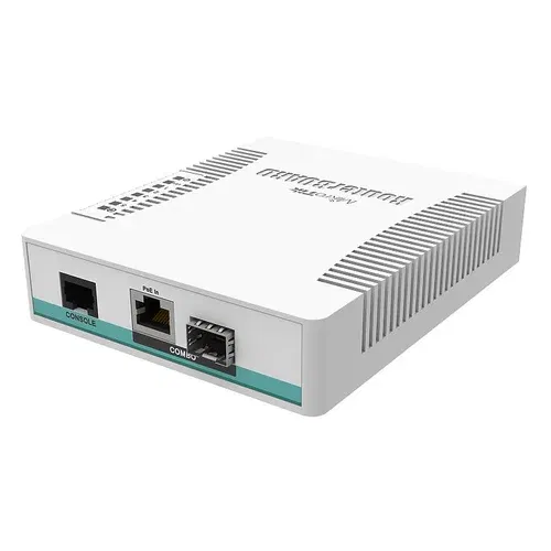 MikroTik CRS106-1C-5S mrežno stikalo Gigabit Ethernet (10/100/1000) Power over Ethernet (PoE) Bela